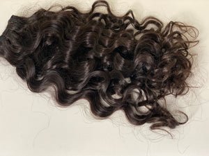 Organic curly weft/weave