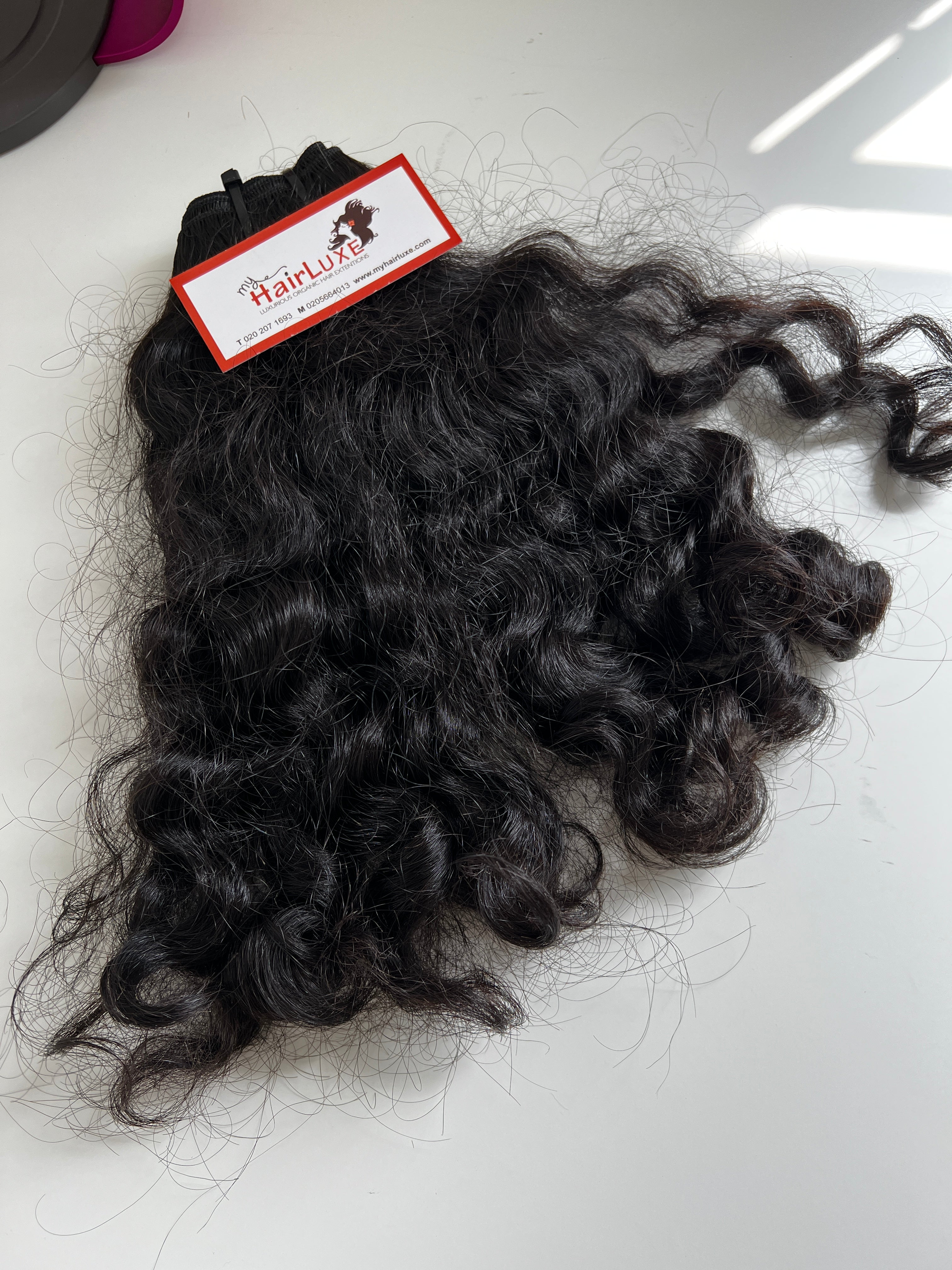 Organic curly weft/weave