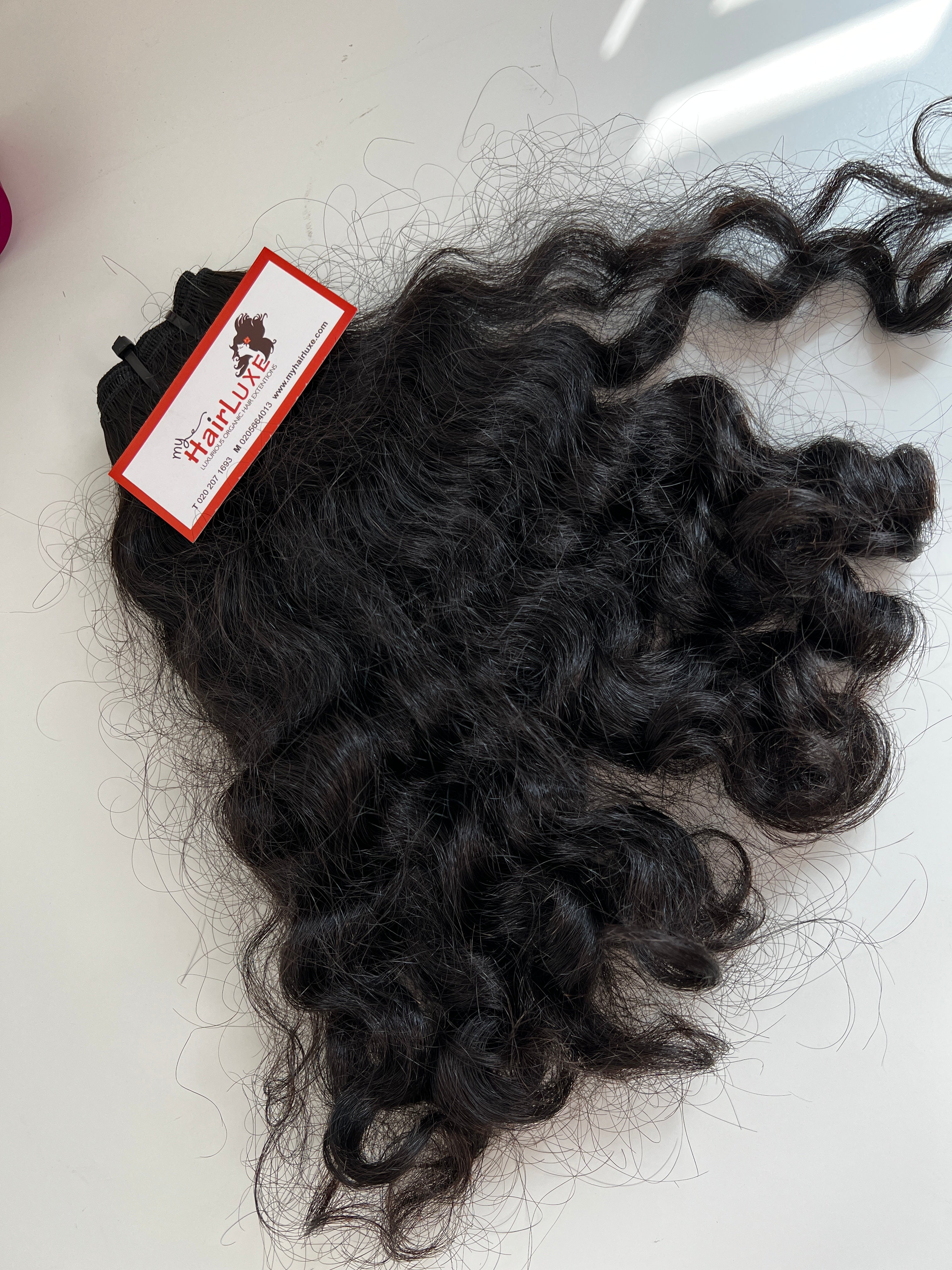 Organic curly weft/weave