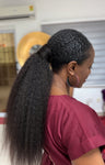 SassyNoir Afro blown ponytail
