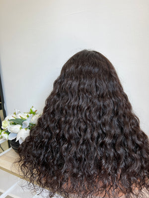 Organic wavy curly weft/weave