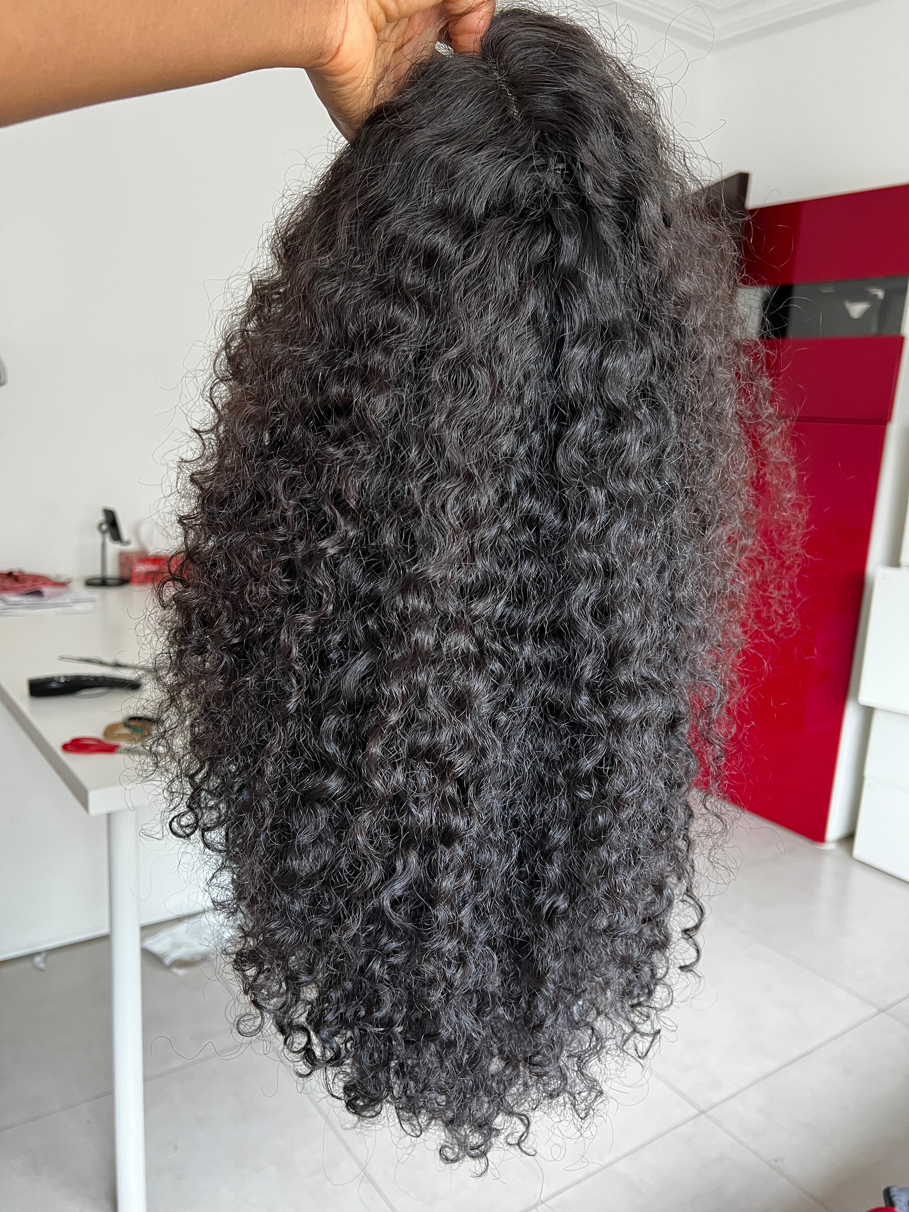 SassyNoir loose curly texture (weft)